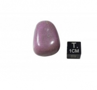 Pierre polie Phosphosiderite perforée - pendentif